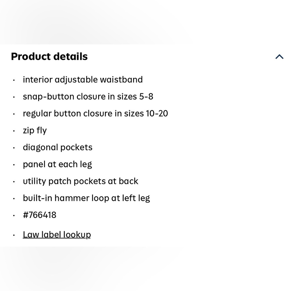 Boys Carpenter Pants - Picture 3 of 5